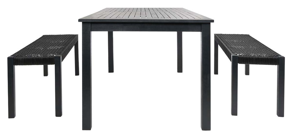 Safavieh Aquina Dining Set - Black