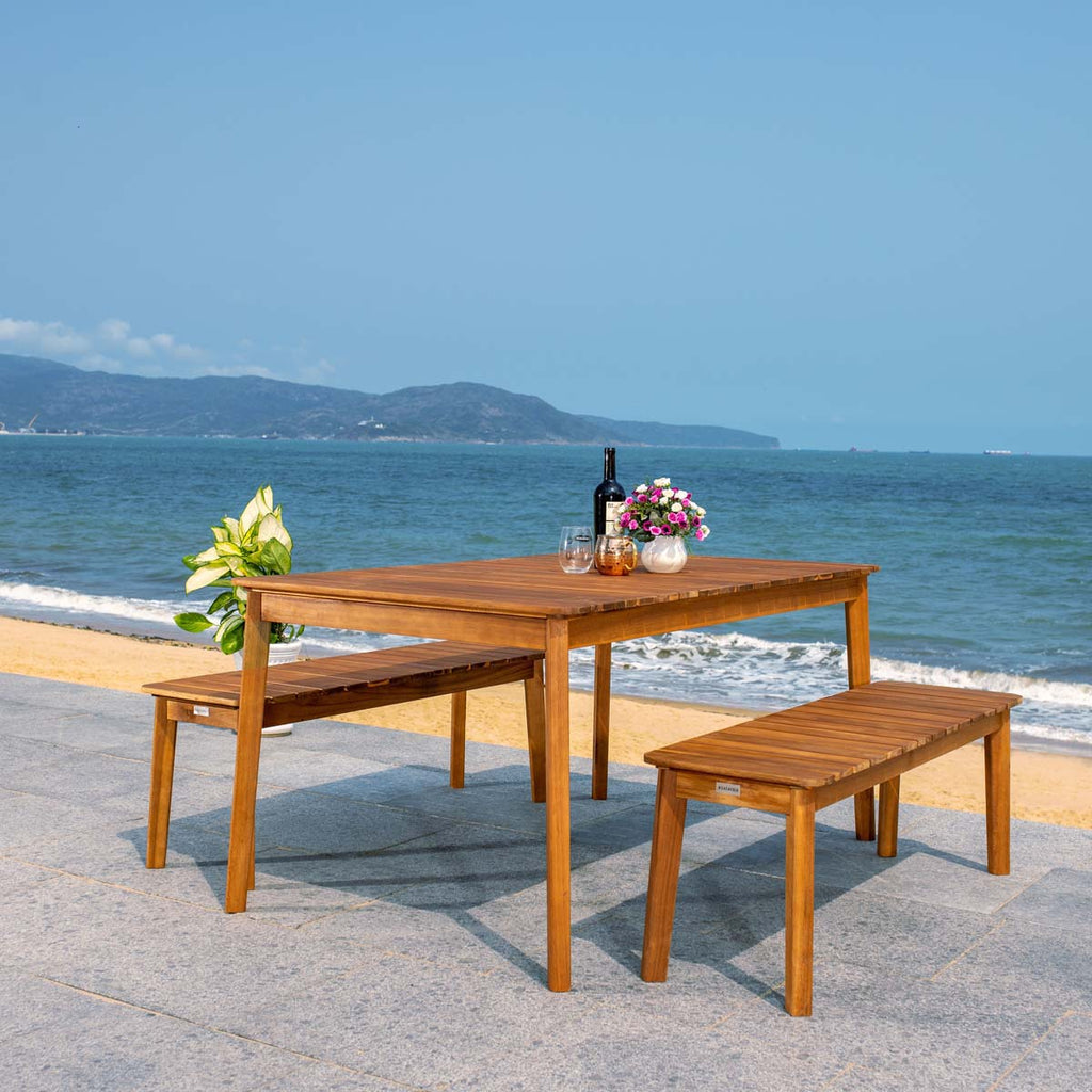 Safavieh Europa Dining Set - Natural