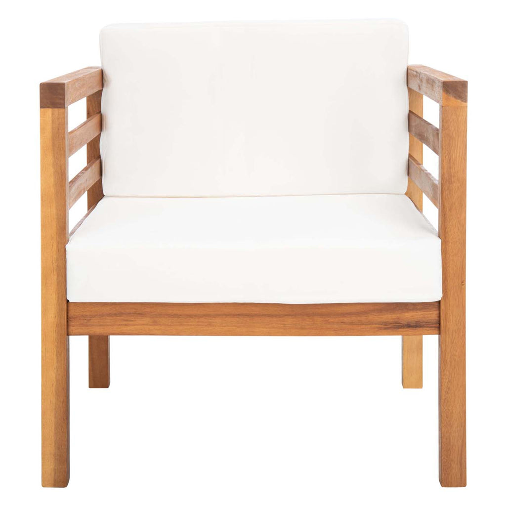 Safavieh Kinnell Outdoor Armchair - Natural / Beige