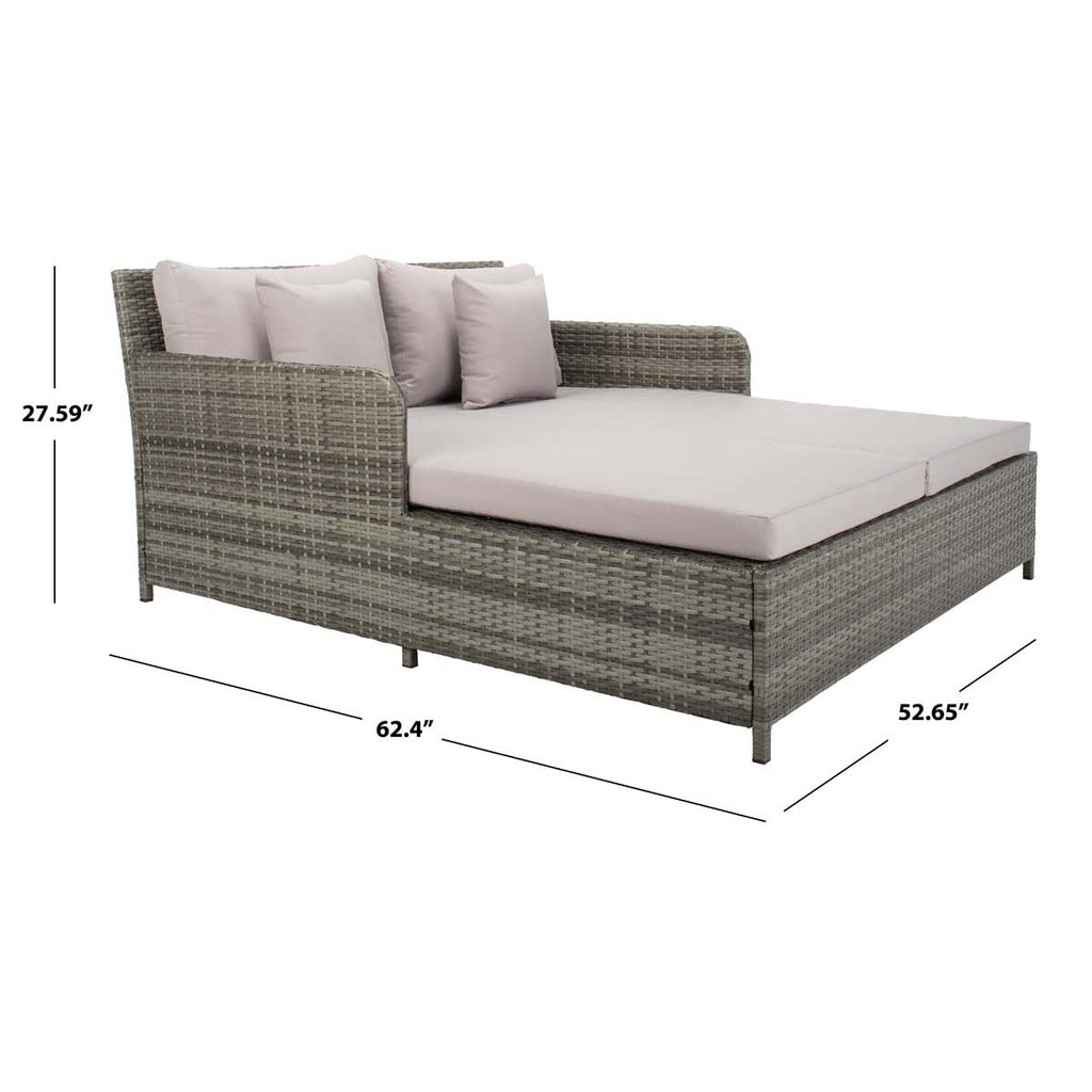 Safavieh Cadeo Daybed - Grey/Grey