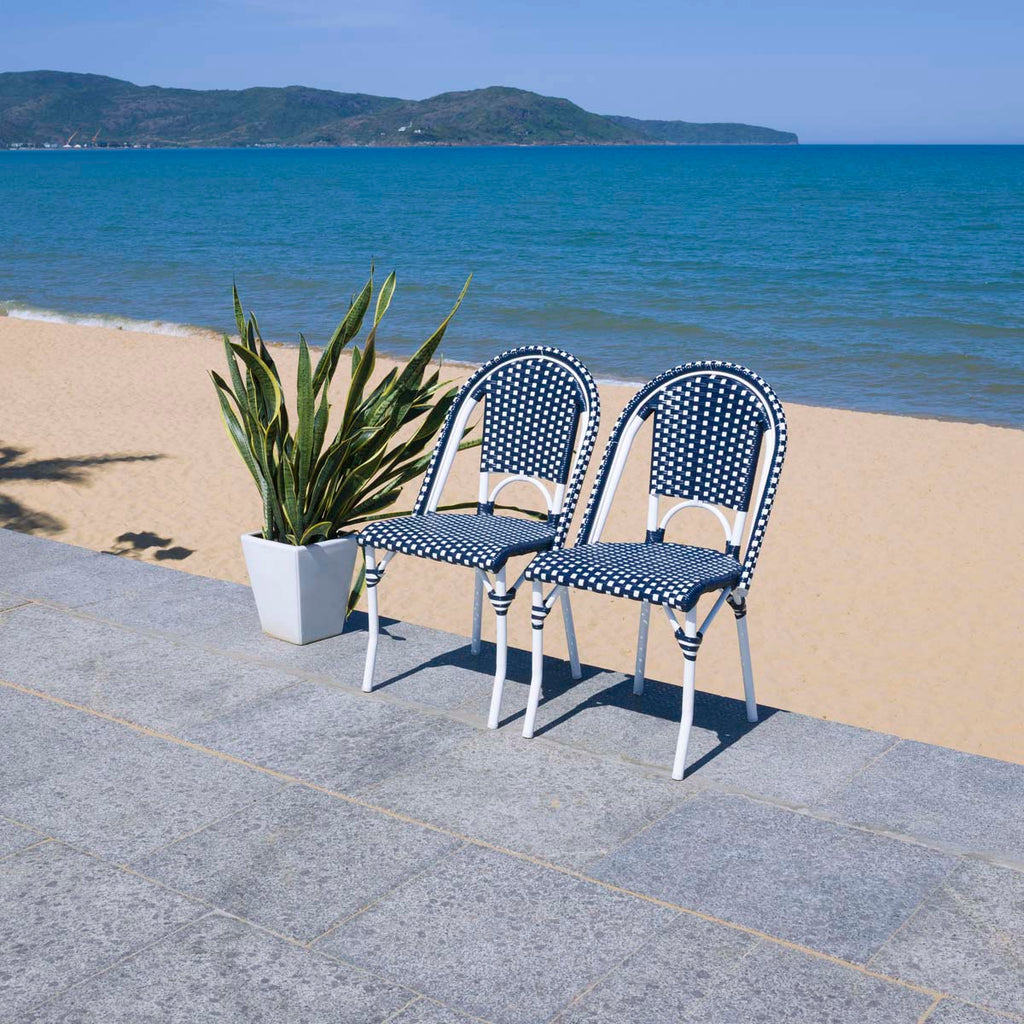 Safavieh California Side Chair - Navy / Navy