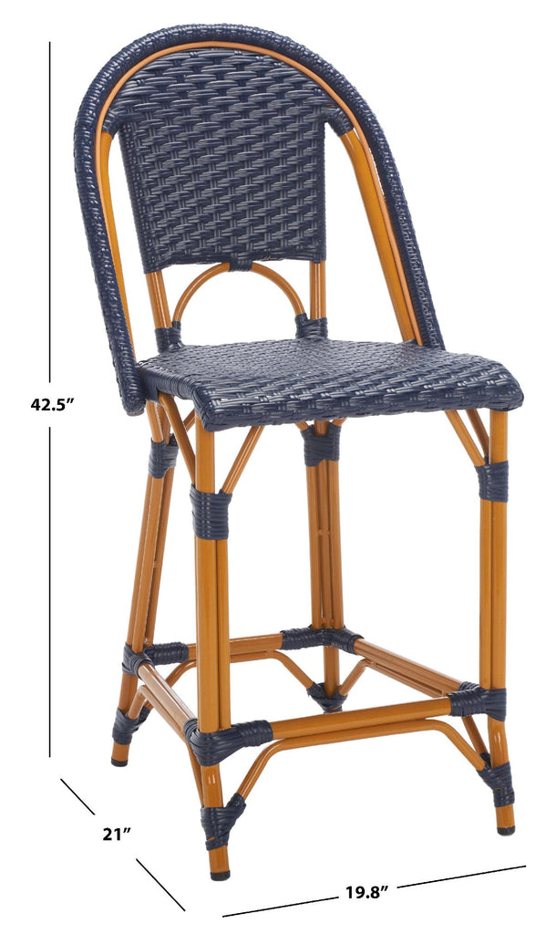 Safavieh California Counter Stool - Navy