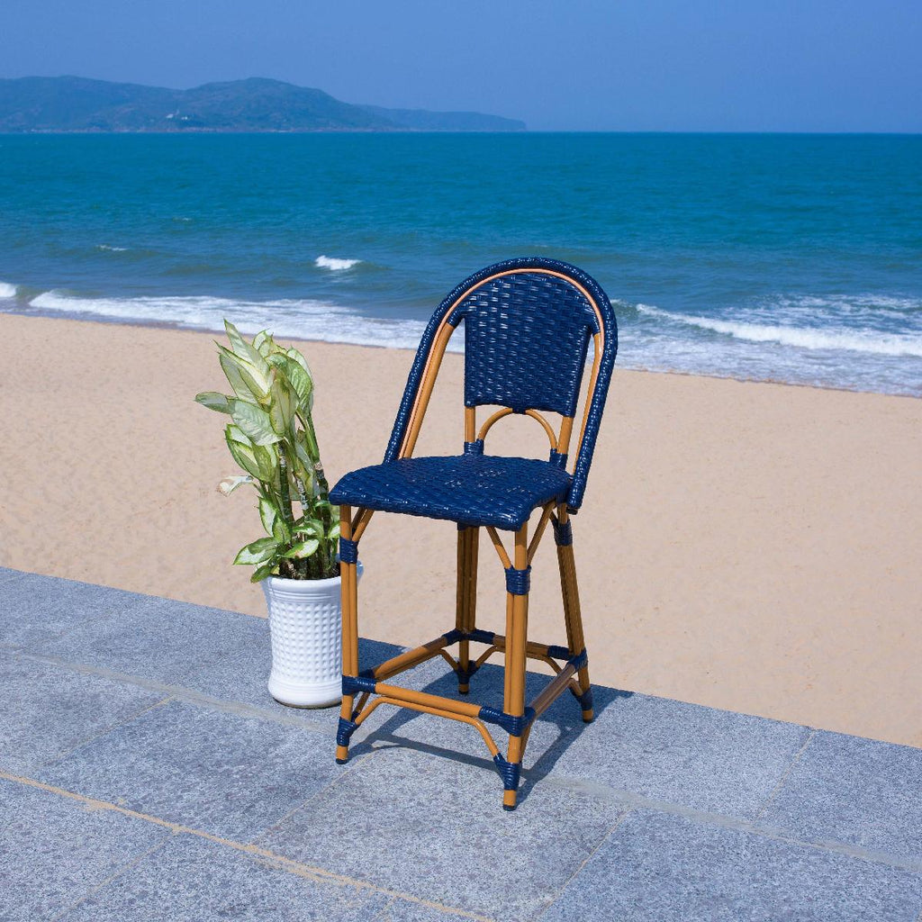 Safavieh California Counter Stool - Navy