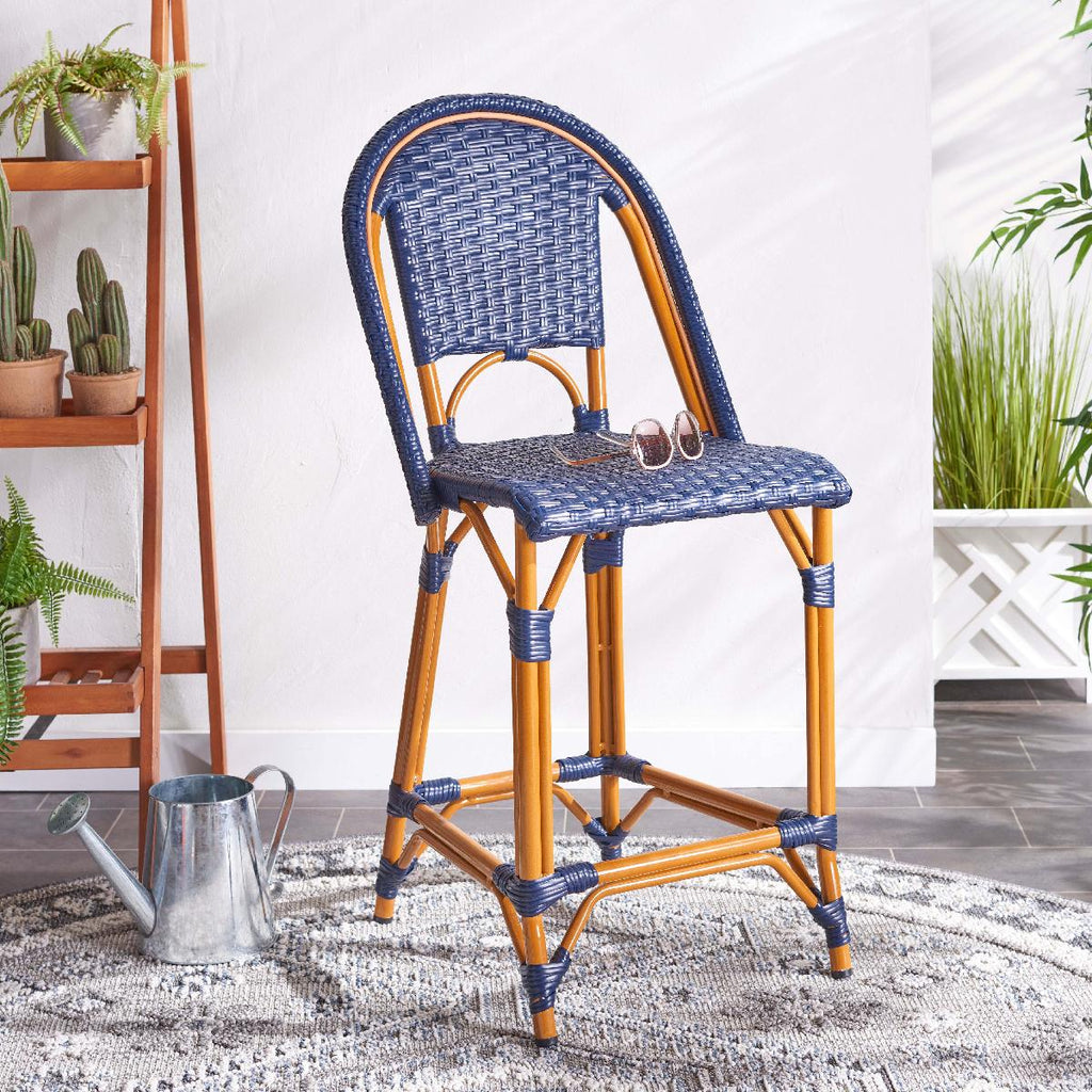 Safavieh California Counter Stool - Navy