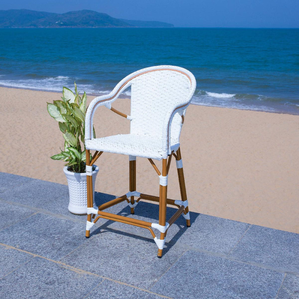 Safavieh California Counter Stool - White