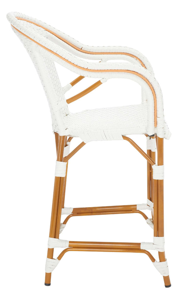 Safavieh California Counter Stool - White