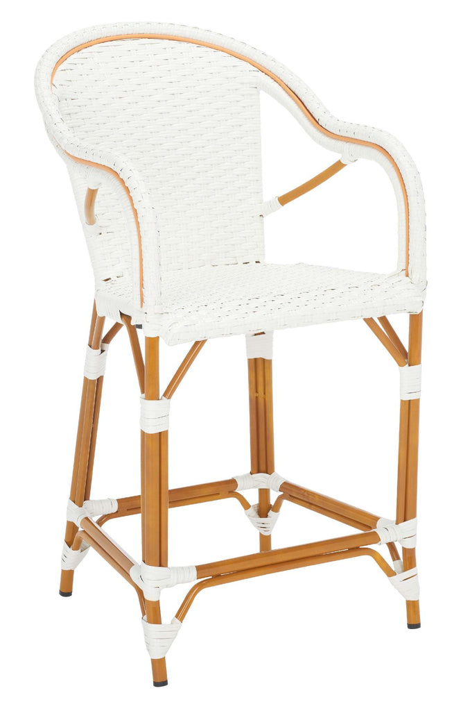 Safavieh California Counter Stool - White