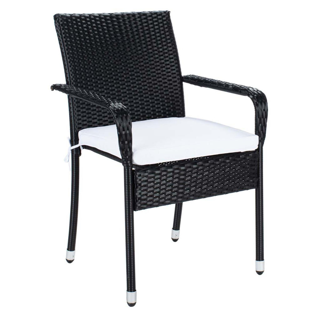 Safavieh Laban Bistro Set - Black / White