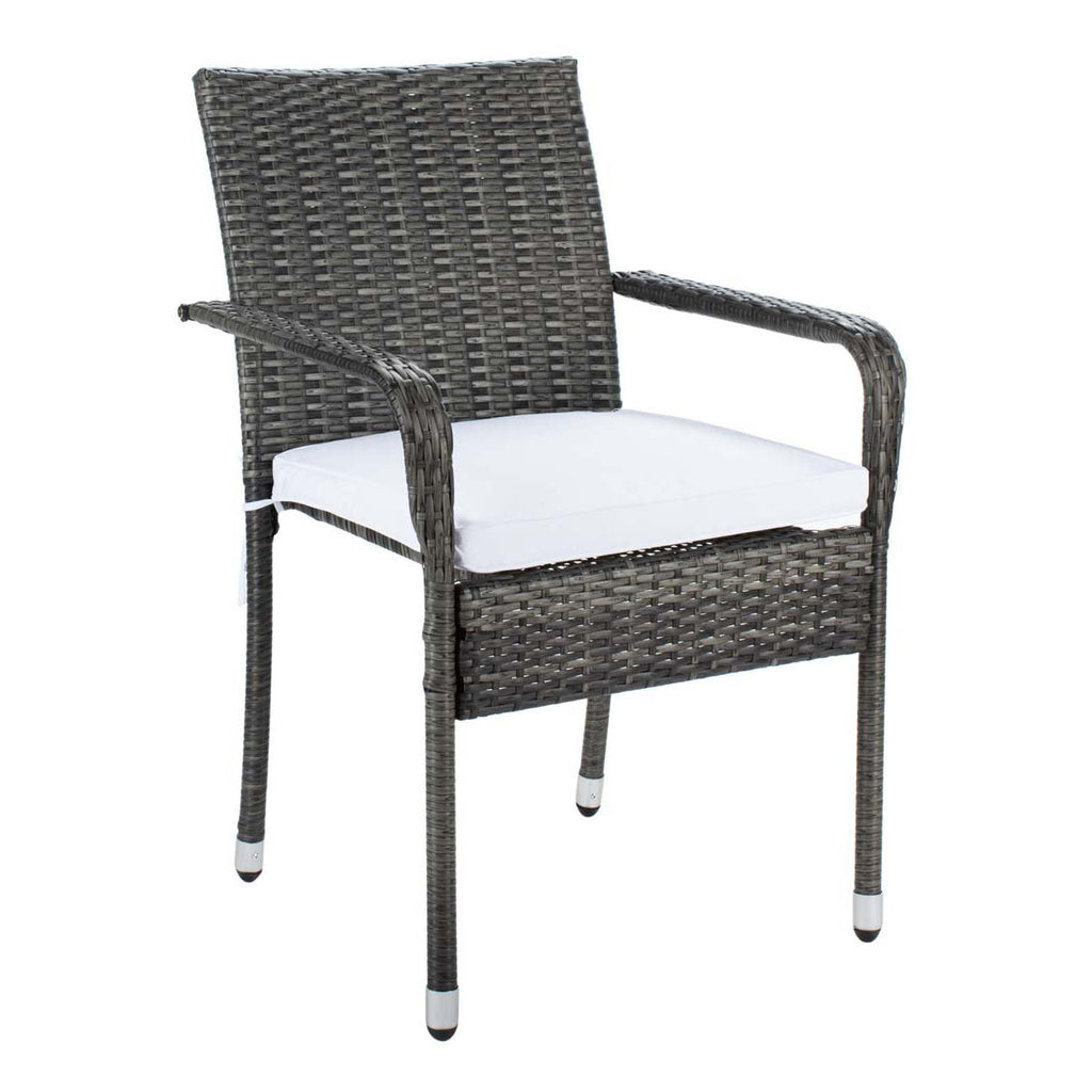 Safavieh Laban Bistro Set - Grey Brown / White