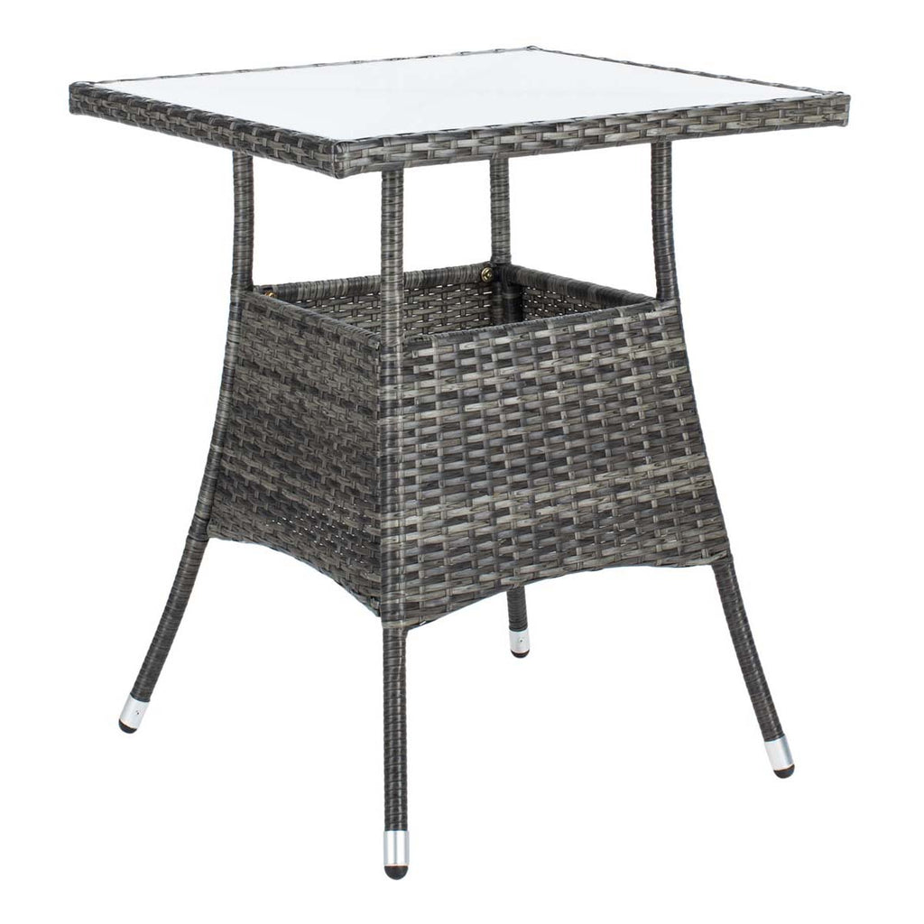 Safavieh Laban Bistro Set - Grey Brown / White