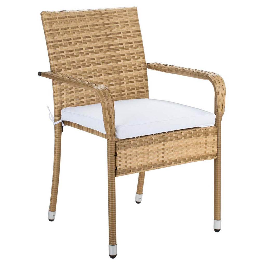 Safavieh Laban Bistro Set - Natural / White