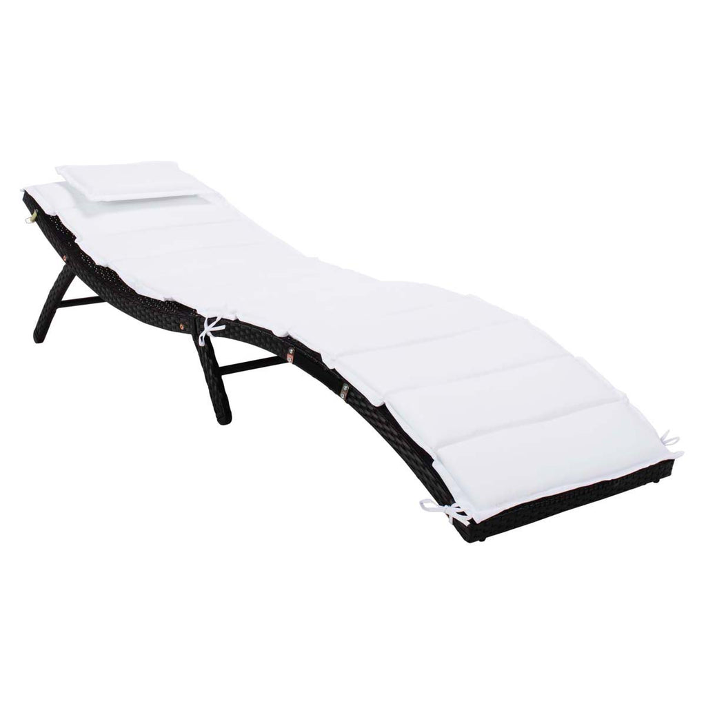 Safavieh Carew 3 Piece Sun Lounger Set - Black