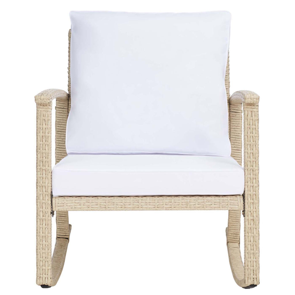 Safavieh Daire Rocking Chair - Beige / White