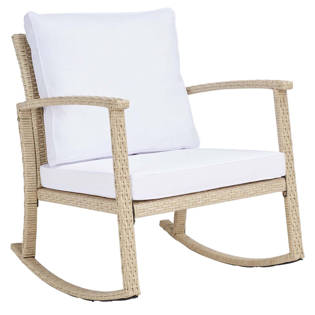 Safavieh Daire Rocking Chair - Beige / White