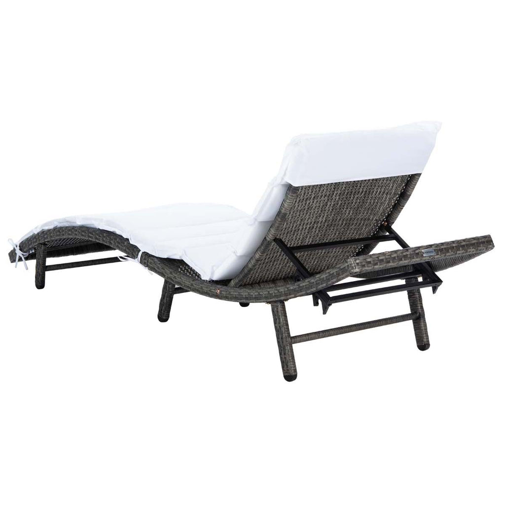 Safavieh Colley Sunlounger - Grey Brown