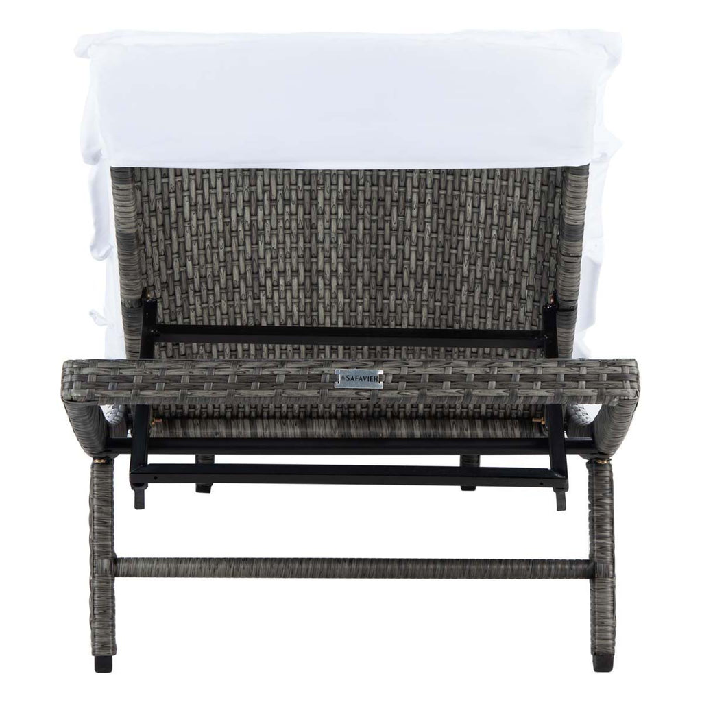 Safavieh Colley Sunlounger - Grey Brown