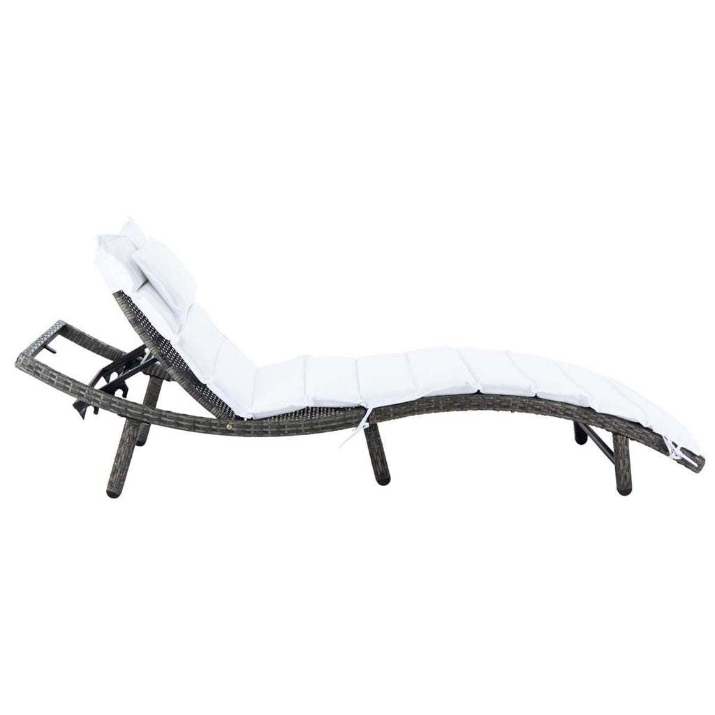 Safavieh Colley Sunlounger - Grey Brown