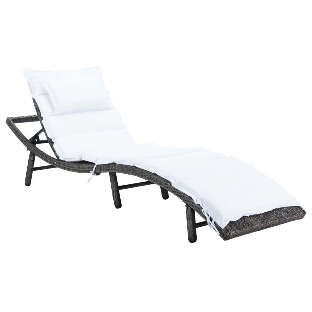 Safavieh Colley Sunlounger - Grey Brown