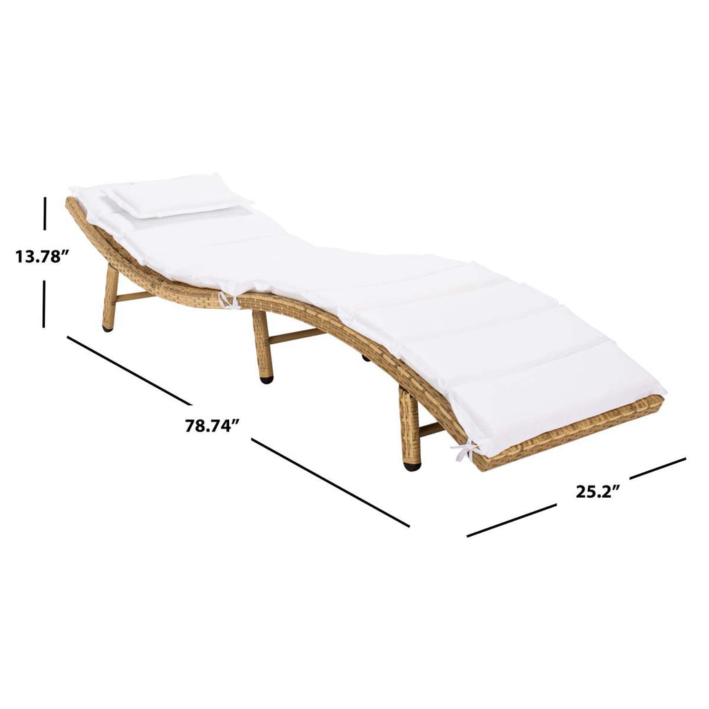 Safavieh Colley Sunlounger - Natural