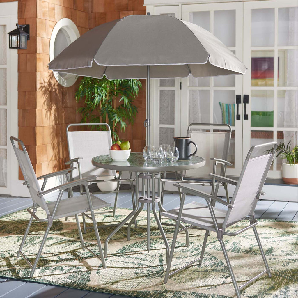 Safavieh Monico Dining Set - Grey