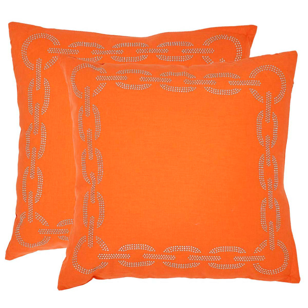 Safavieh Sibine Pillow-Orange