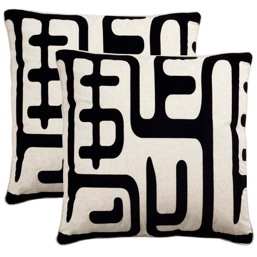 Safavieh Maize  Pillow - Black