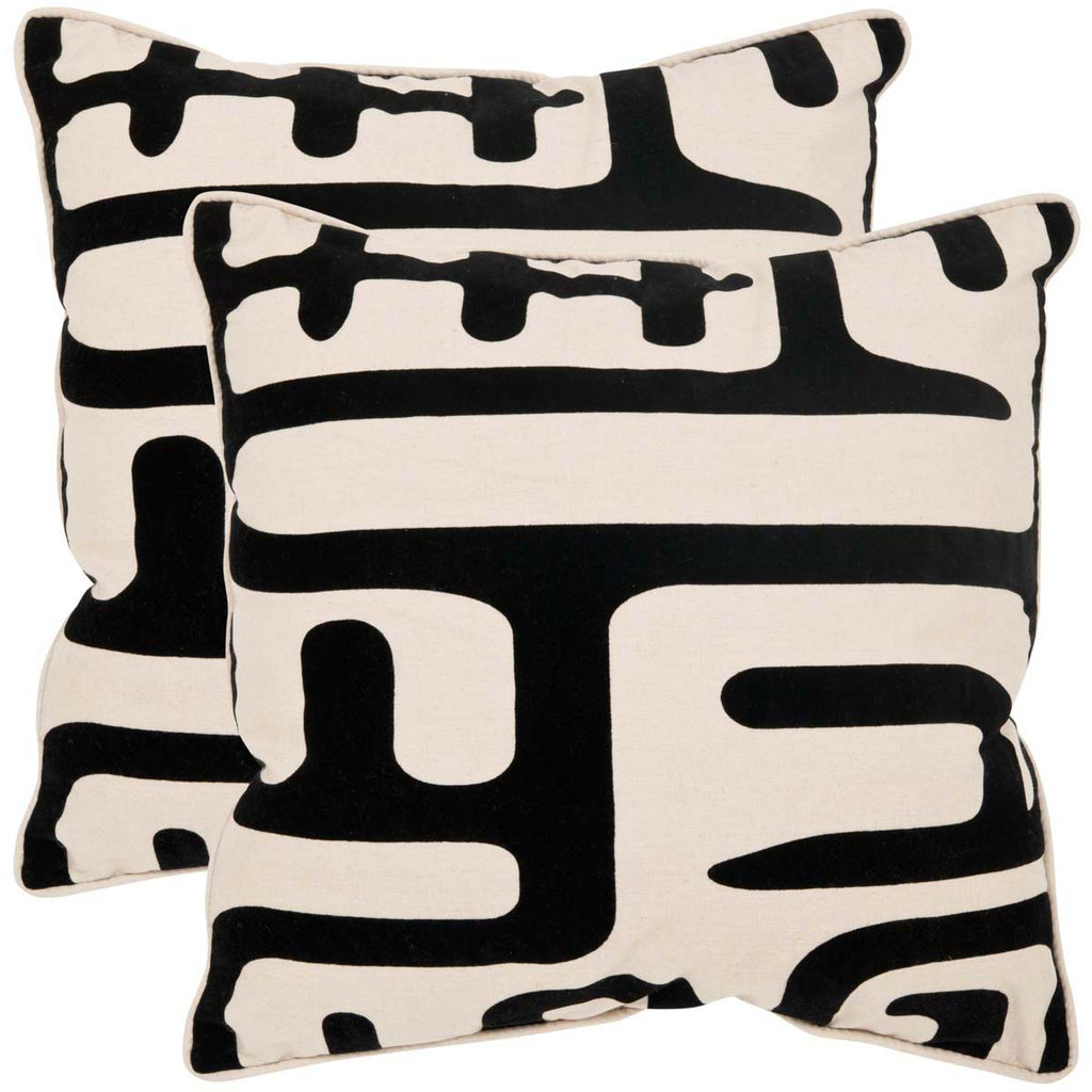 Safavieh Maize  Pillow - Black