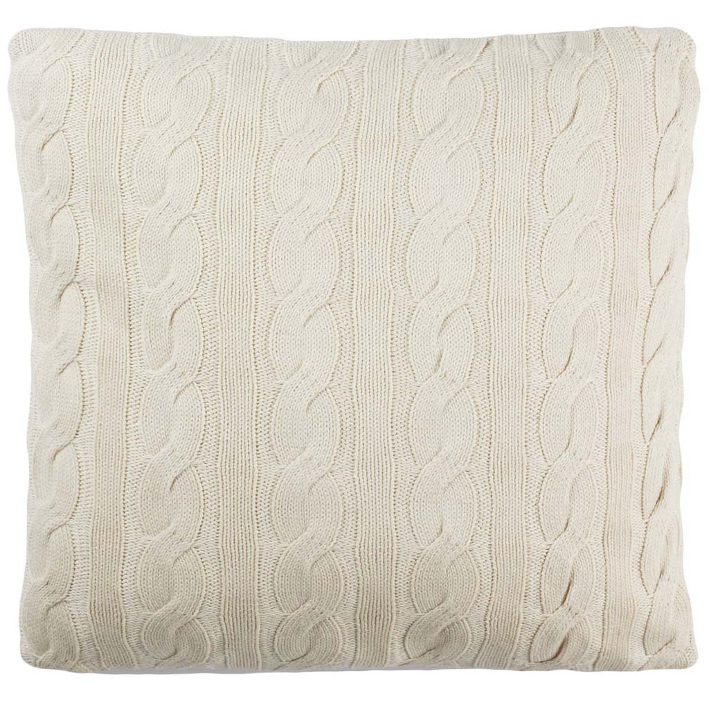 Safavieh Sweater Knit Pillow - Natural