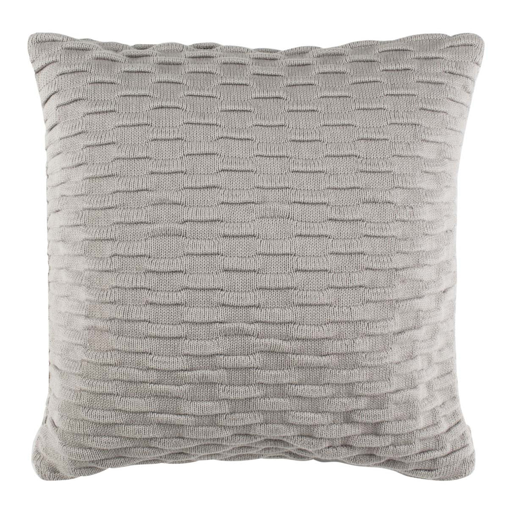 Safavieh Noela Knit Pillow - Light Grey