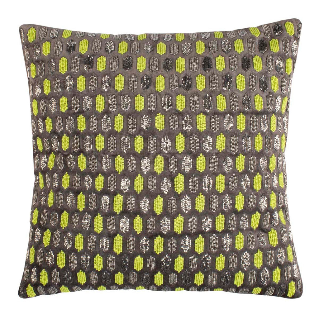 Safavieh Reston Pillow - Green/Grey