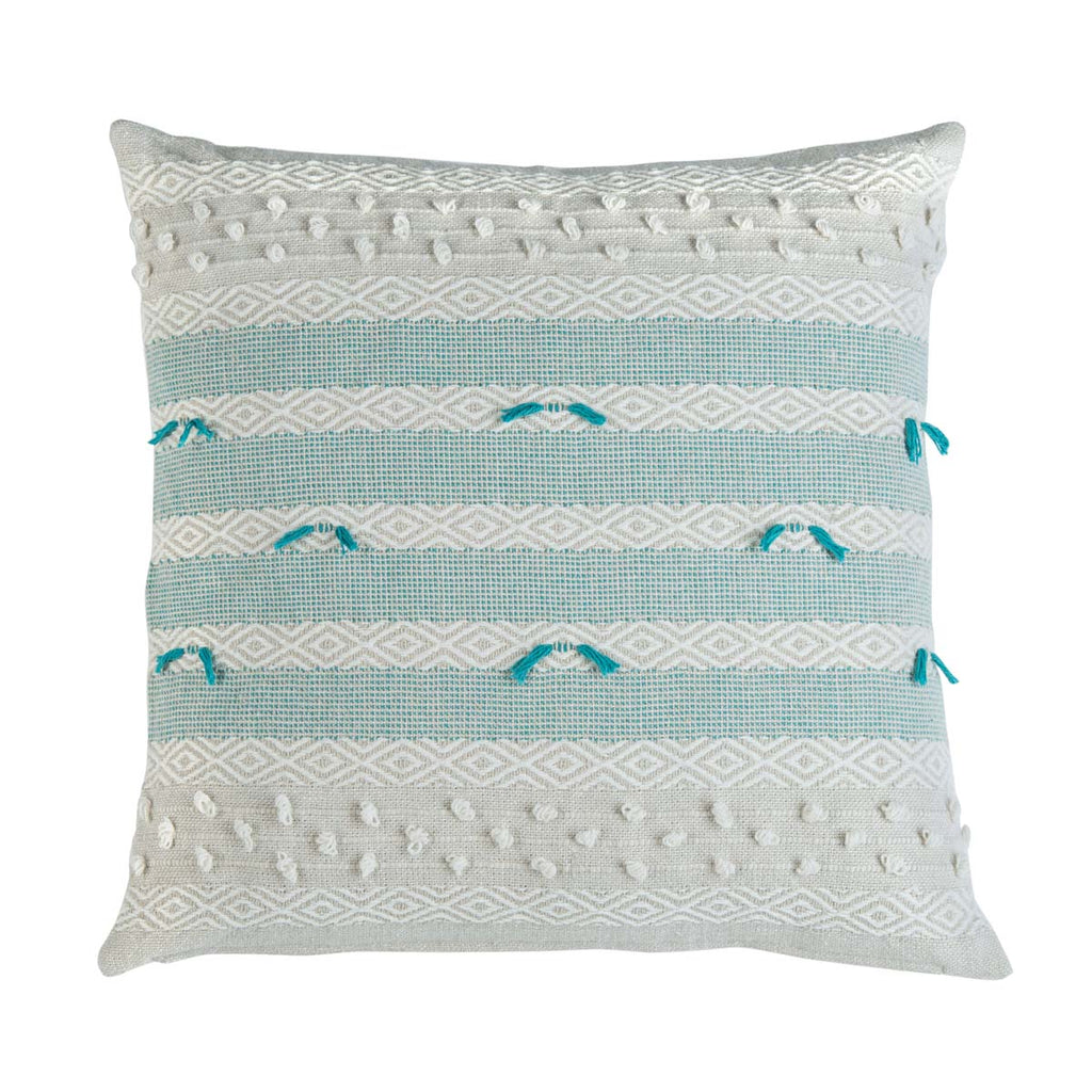 Safavieh Billi Pillow - Beige/Teal