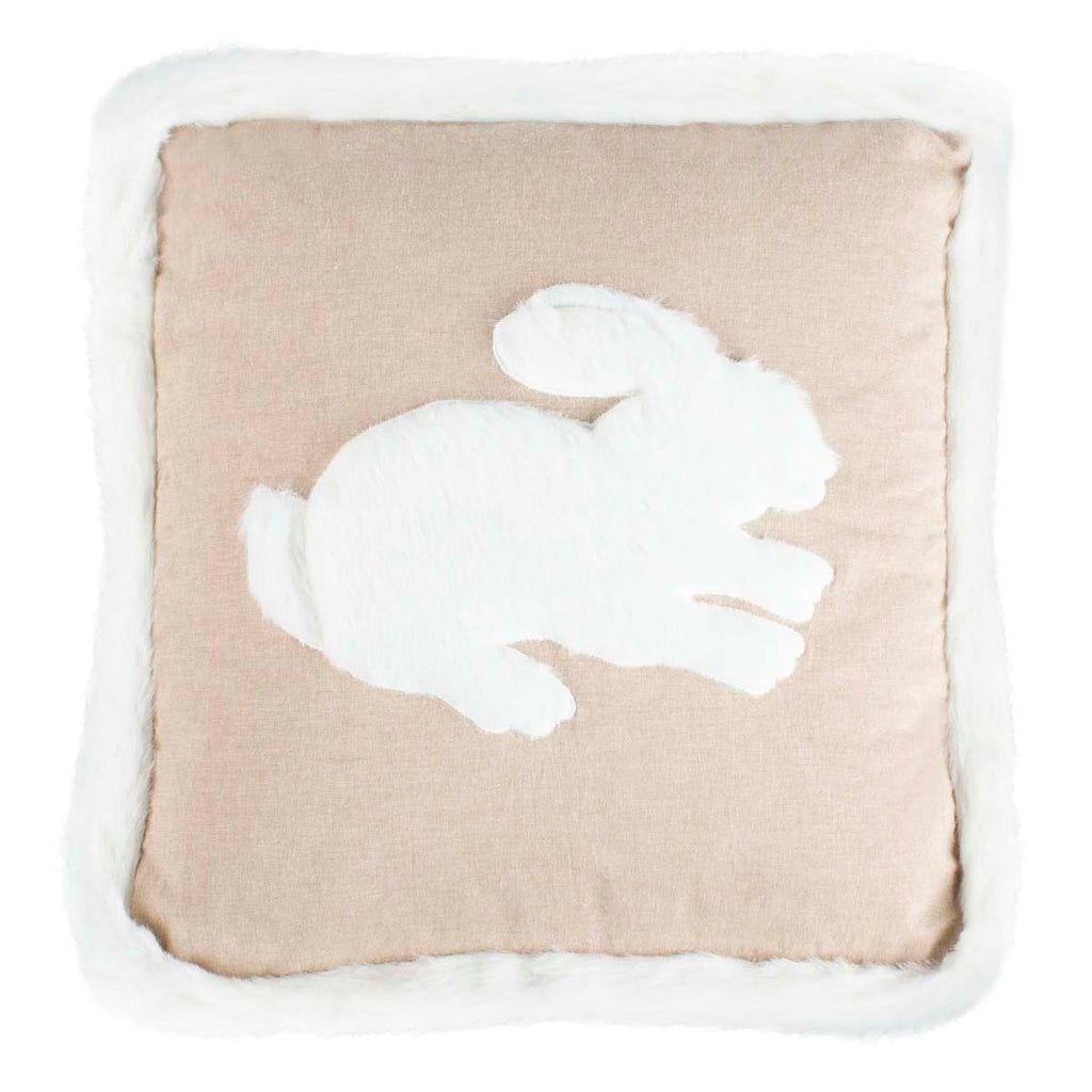 Safavieh Flopsy Pillow - Beige/White