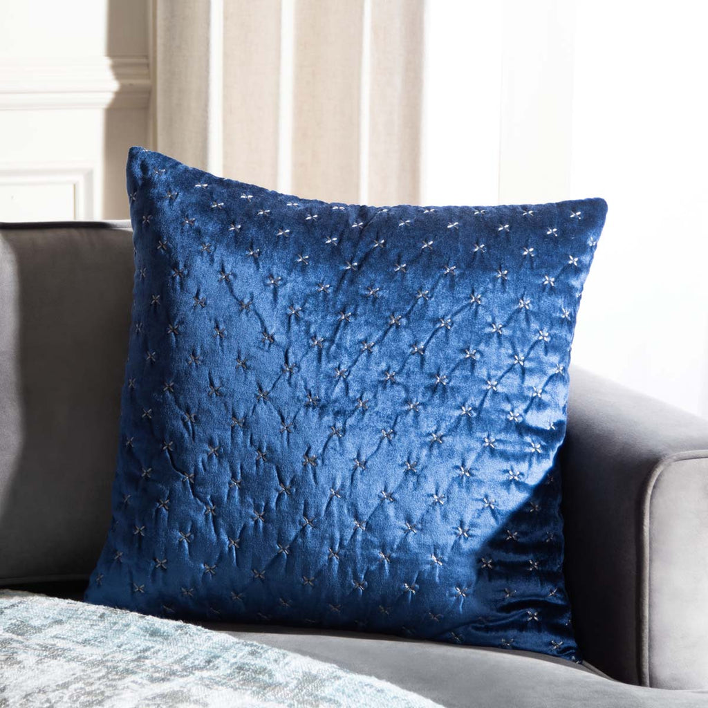 Safavieh Deana Pillow - Royal Blue