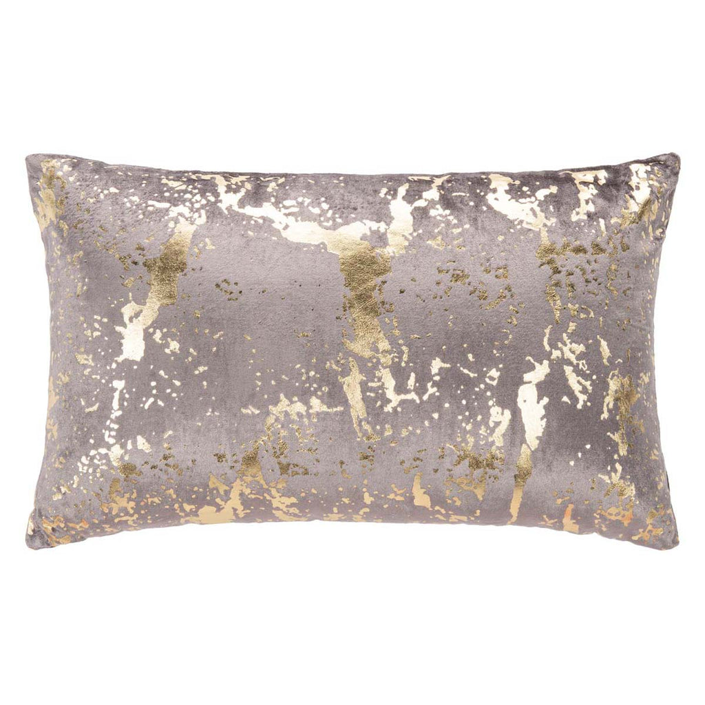 Safavieh Pari Pillow - Brown/Gold Foil