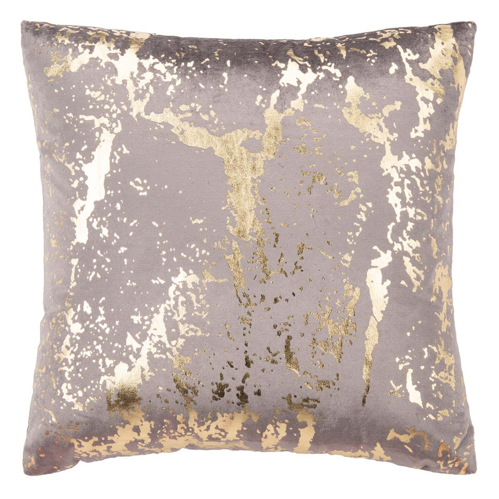 Safavieh Pari Pillow - Brown/Gold Foil