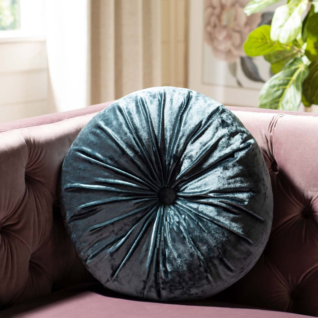 Safavieh Caramia Pillow - Smoke Blue