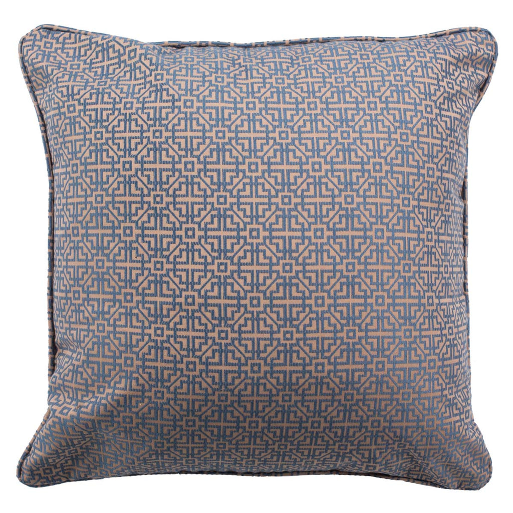 Safavieh Caitria Pillow - Blue/Tan