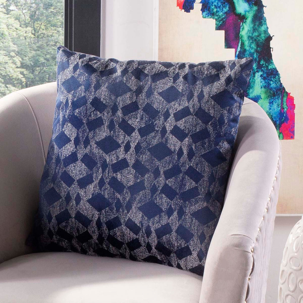 Safavieh Rayen Pillow - Dark Blue