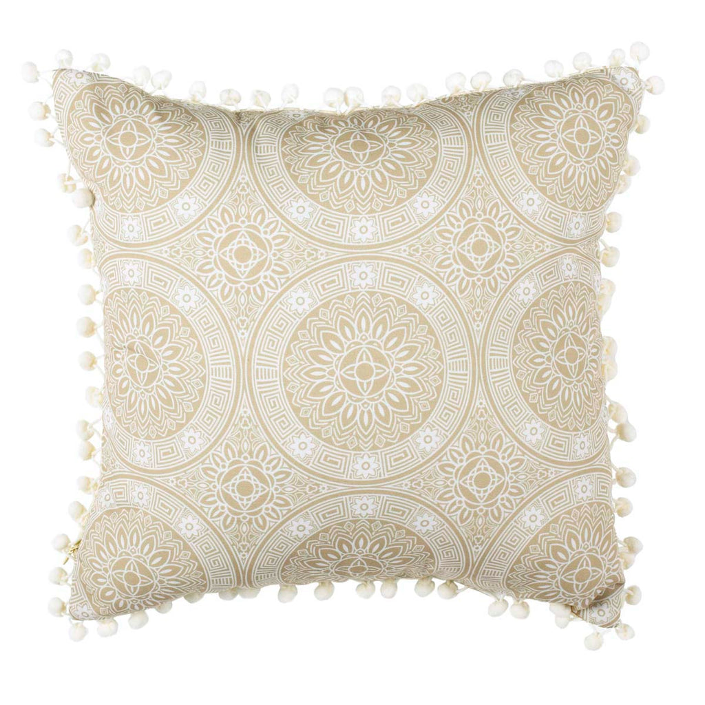 Safavieh Valencia Pillow - Taupe/Beige