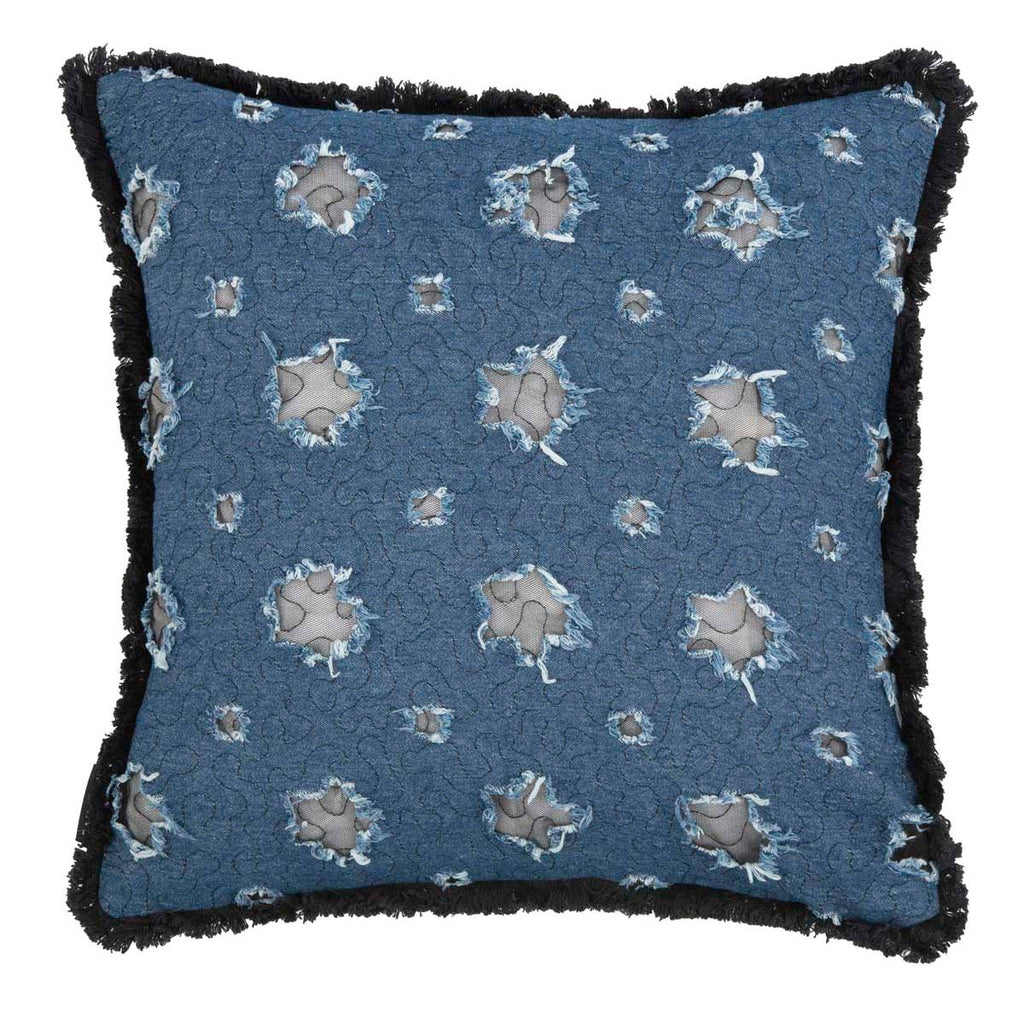 Safavieh Tosh Pillow - Blue/Navy