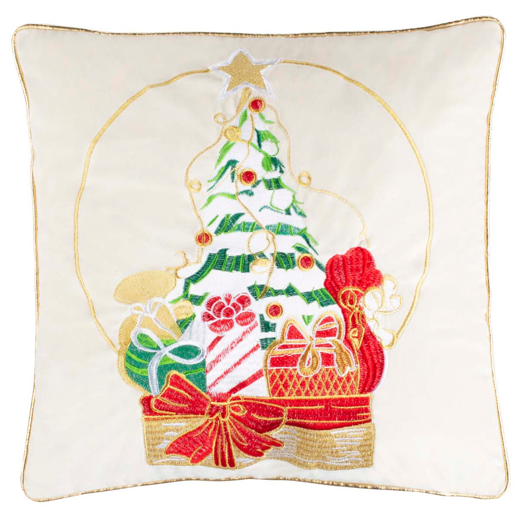 Safavieh Junie Pillow - Beige/Red