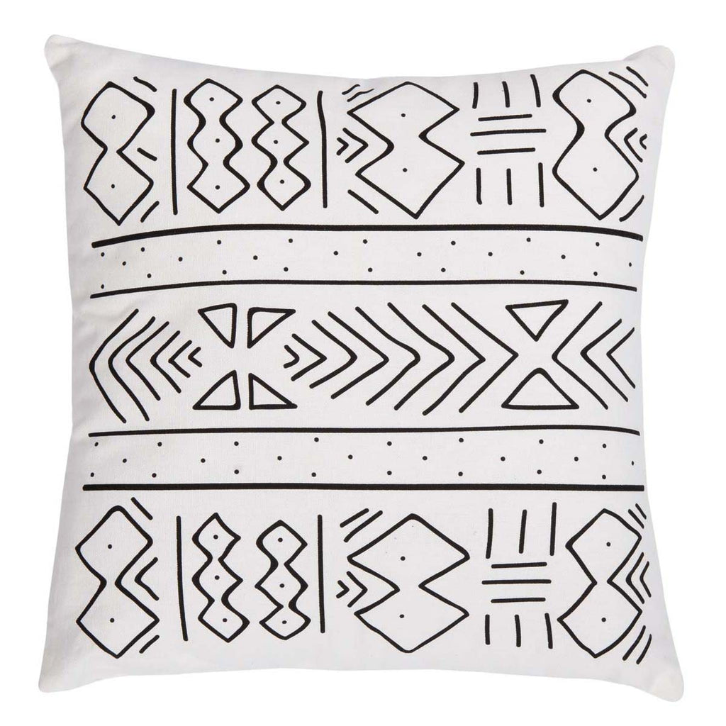 Safavieh Kerra Pillow - Black/White