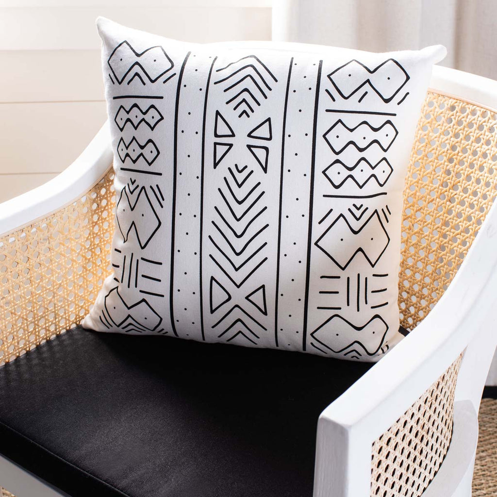 Safavieh Kerra Pillow - Black/White