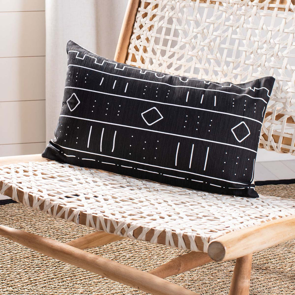 Safavieh Bardon Pillow - Black/White