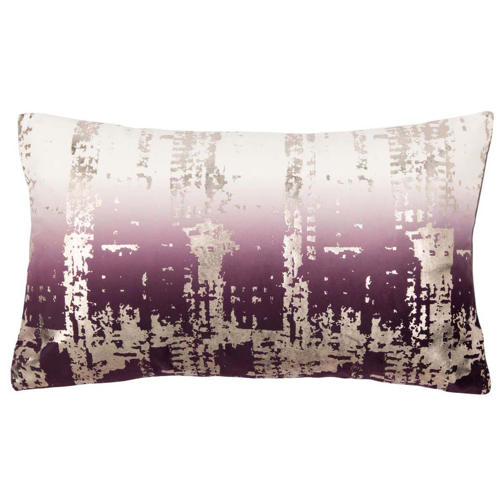 Safavieh Rensia Pillow - Purple/Silver