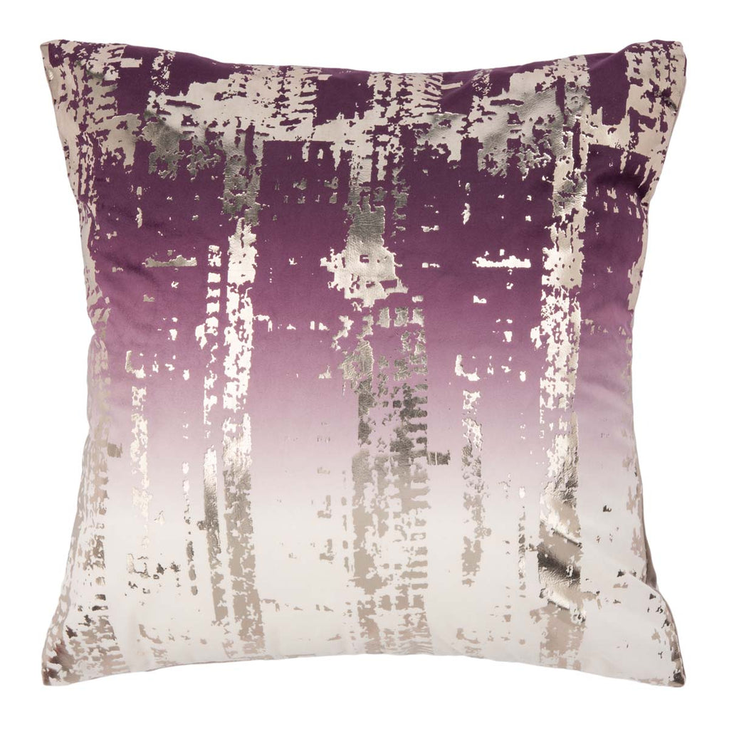 Safavieh Rensia Pillow - Purple/Silver