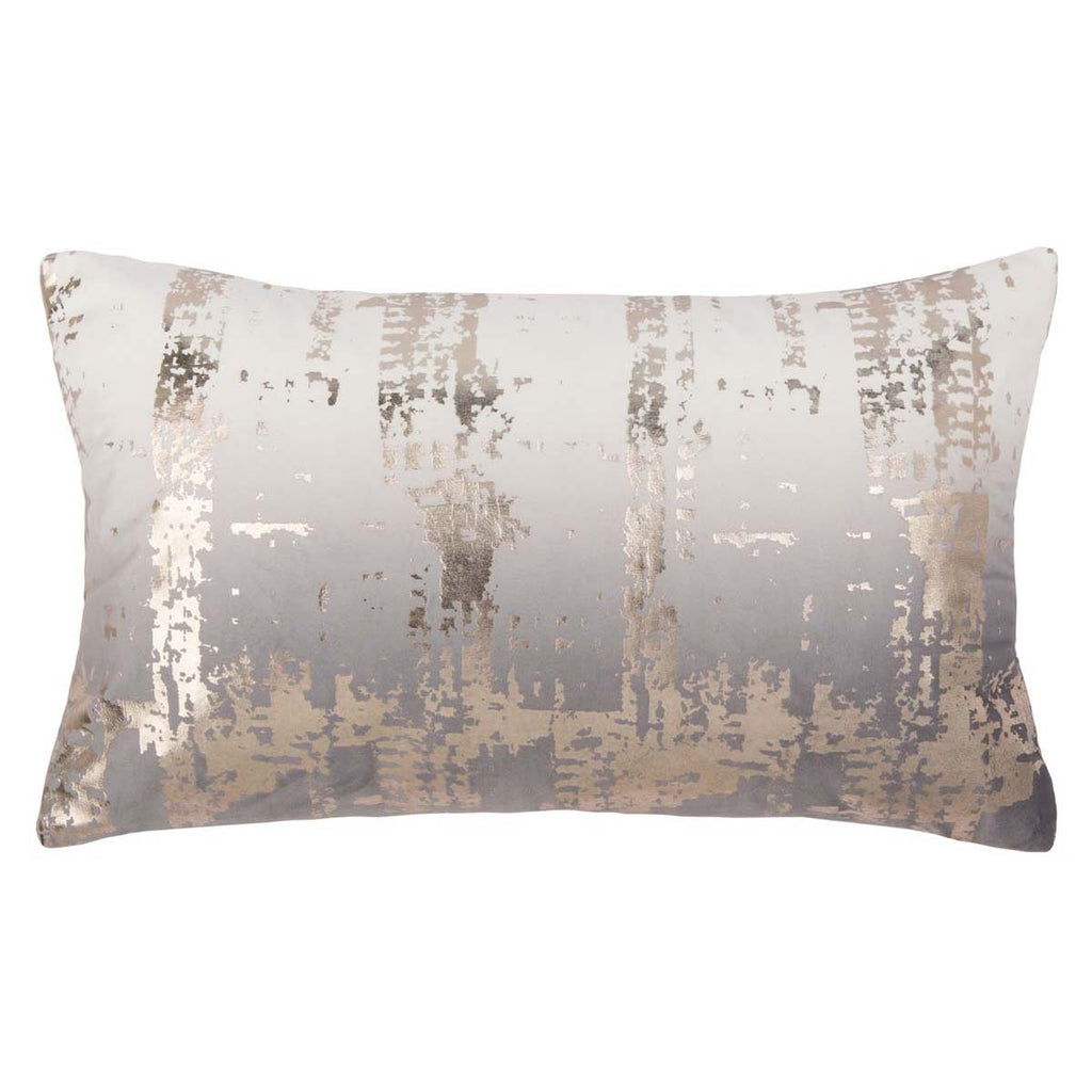 Safavieh Rensia Pillow - Silver/Beige