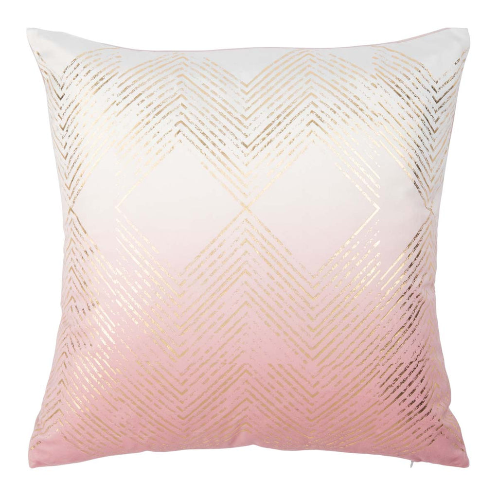 Safavieh Sarla Pillow - Blush/Gold