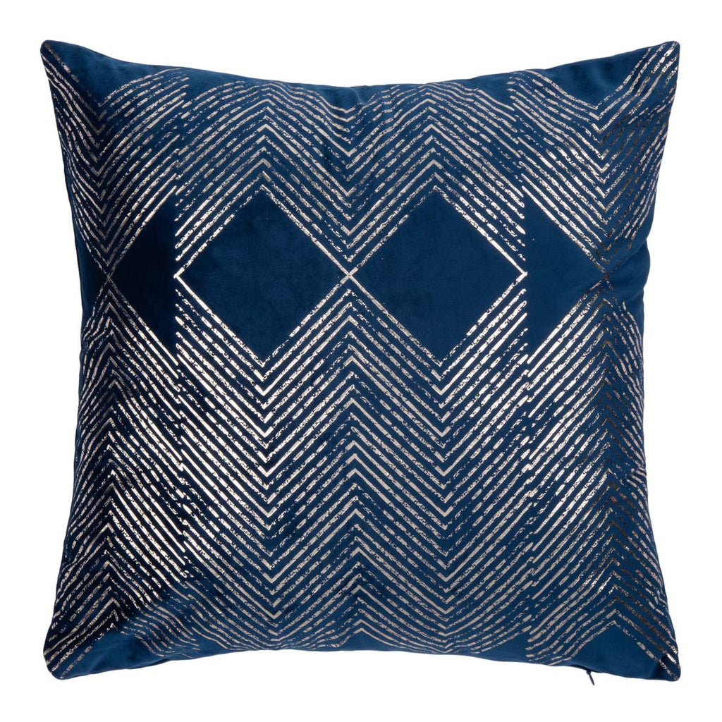 Safavieh Sarla Pillow - Navy/Grey