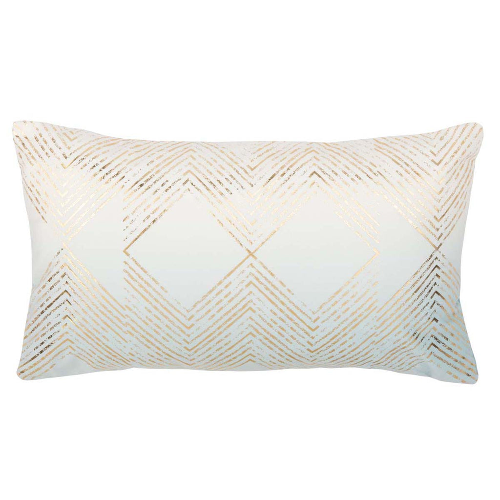 Safavieh Sarla Pillow - Seafoam/Gold